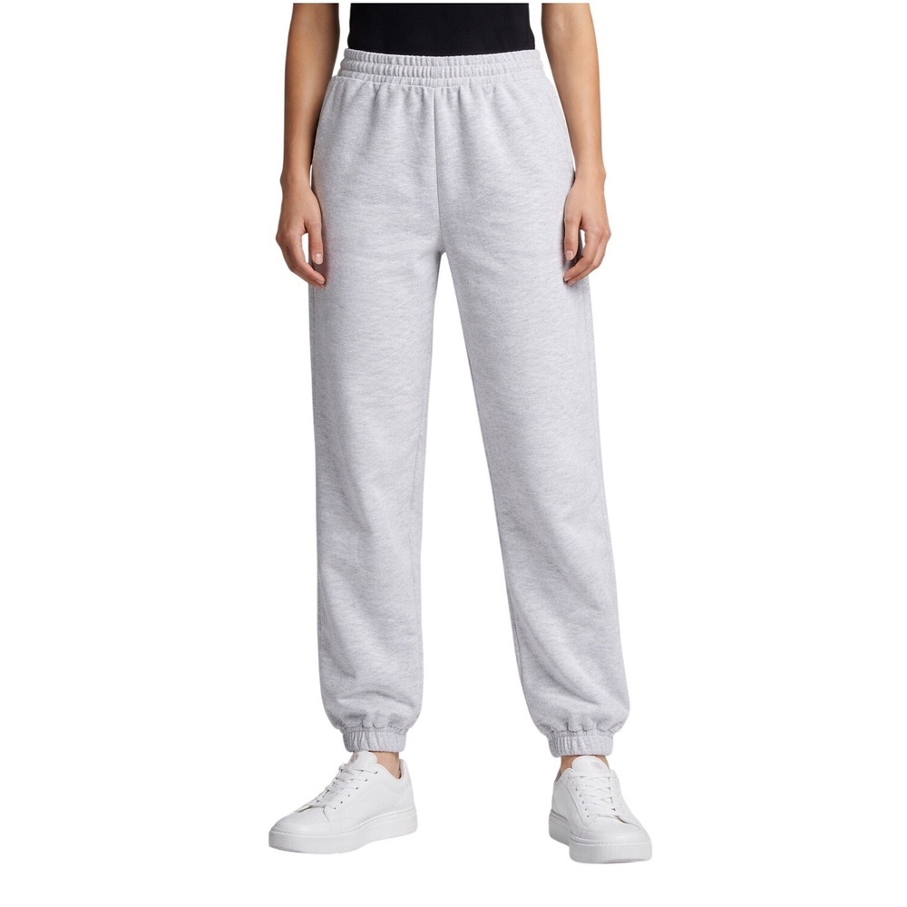 Cotton On Body Womens Heather Grey Fleece Jogger Sweatpants 2XS  Pocket